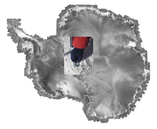 Xavier Cortada, "150,000-year Journey," South Pole, 2007