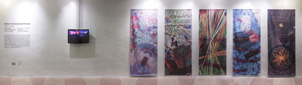 "In Search of the Higgs Boson" installed at ArtCenter | South Florida