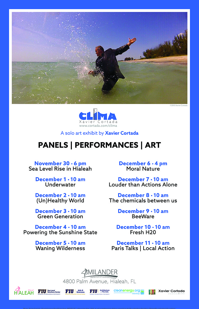 Cortada CLIMA Panels Performances Poster