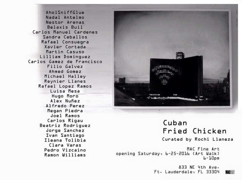 Cuban Fried Chicken invitation 