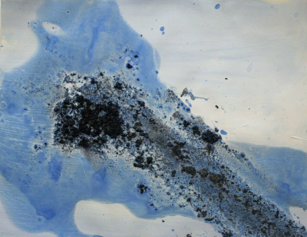 Xavier Cortada, "Leverett," (Antarctic Ice Painting), 2007.